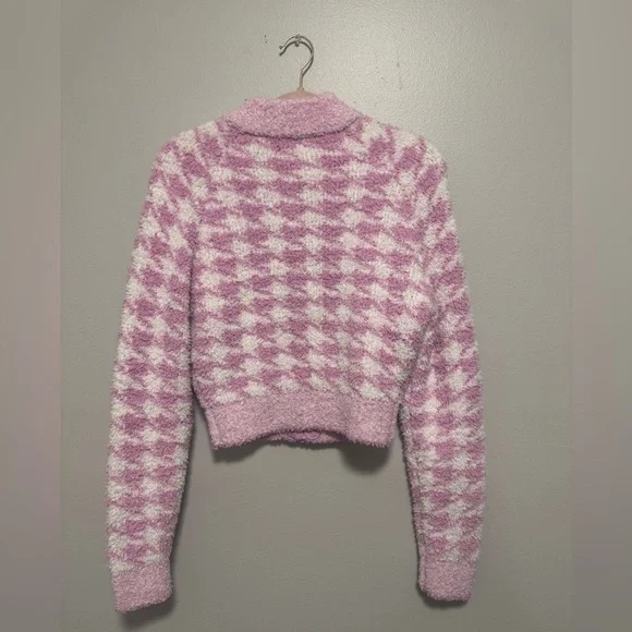 Skims Petal Pink Cozy Zip Up Jacket - Picture 3 of 7